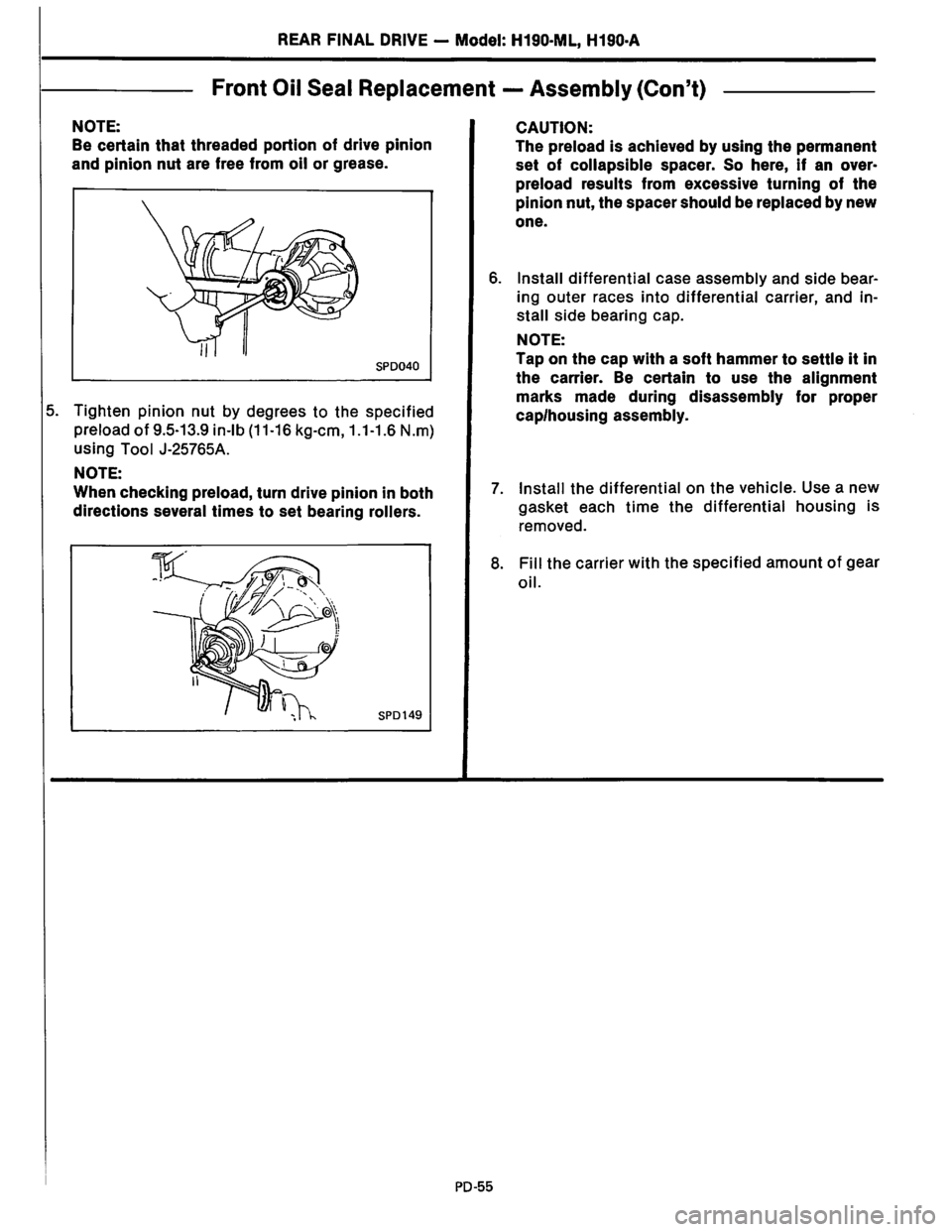 NISSAN PICK-UP 1983  Service Repair Manual Downloaded from www.Manualslib.com manuals search engine   