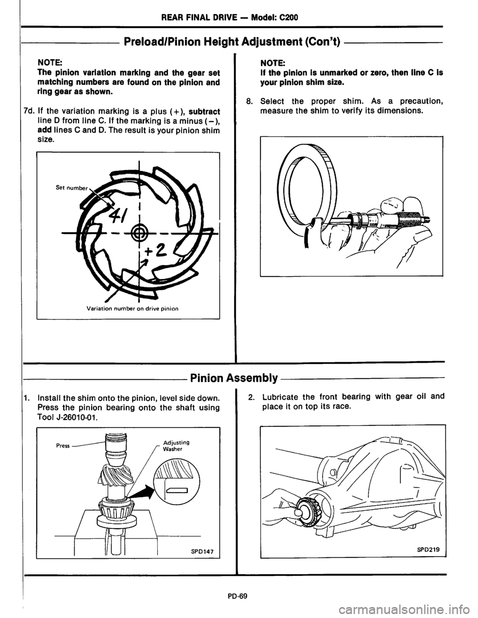 NISSAN PICK-UP 1983  Service Repair Manual Downloaded from www.Manualslib.com manuals search engine   