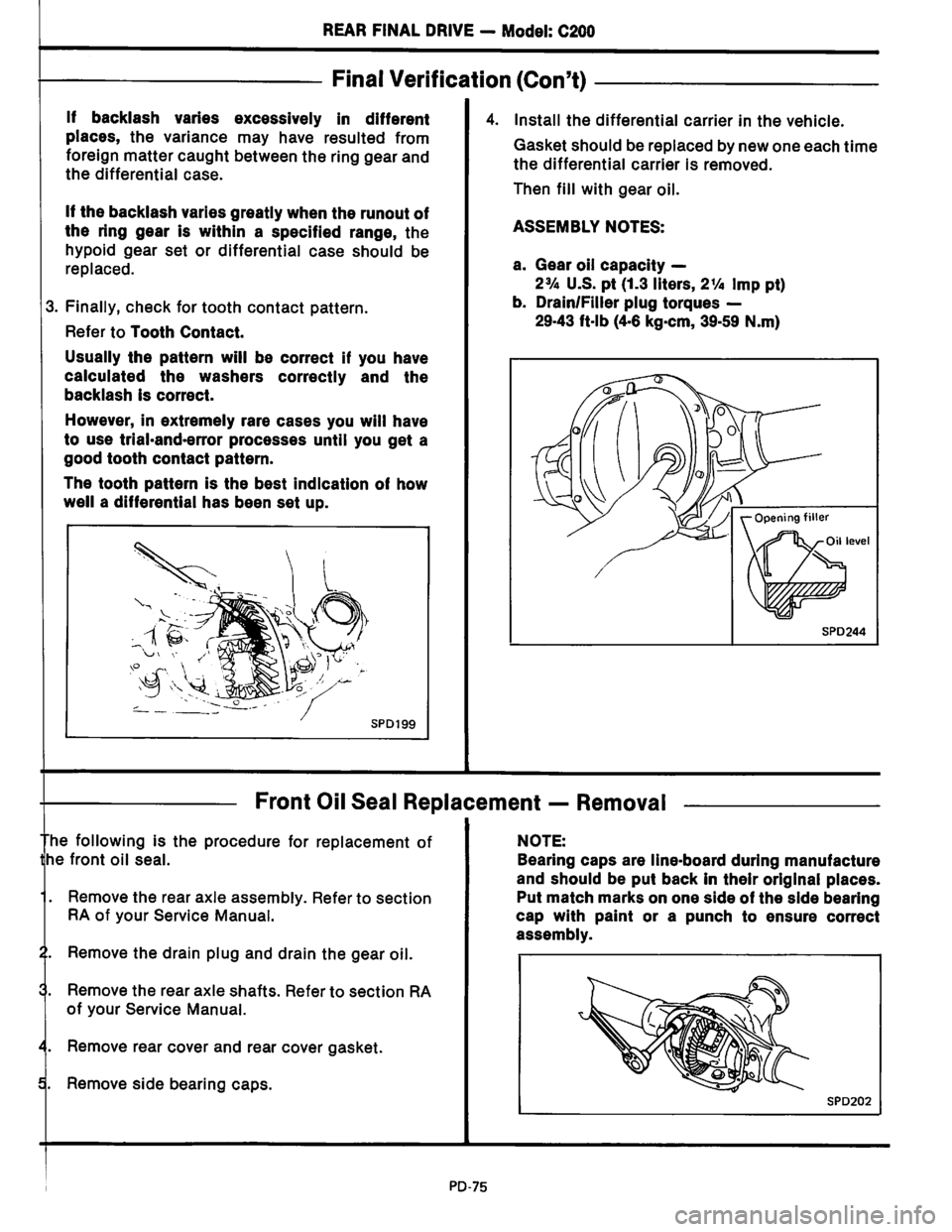 NISSAN PICK-UP 1983  Service Repair Manual Downloaded from www.Manualslib.com manuals search engine   