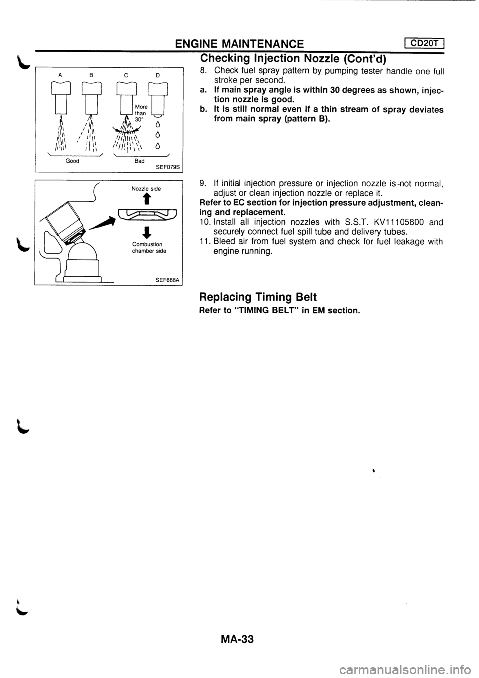 NISSAN PRIMERA 1998  Service Repair Manual 