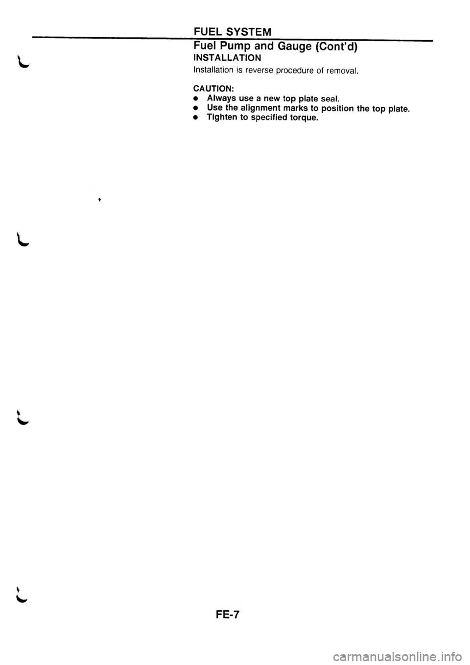 NISSAN PRIMERA 1998  Service Repair Manual 