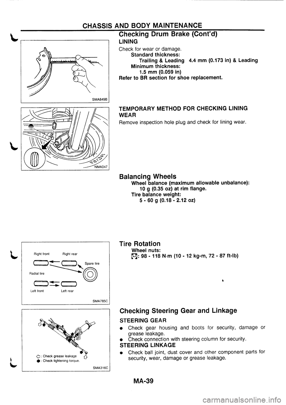NISSAN PRIMERA 1998  Service Repair Manual 