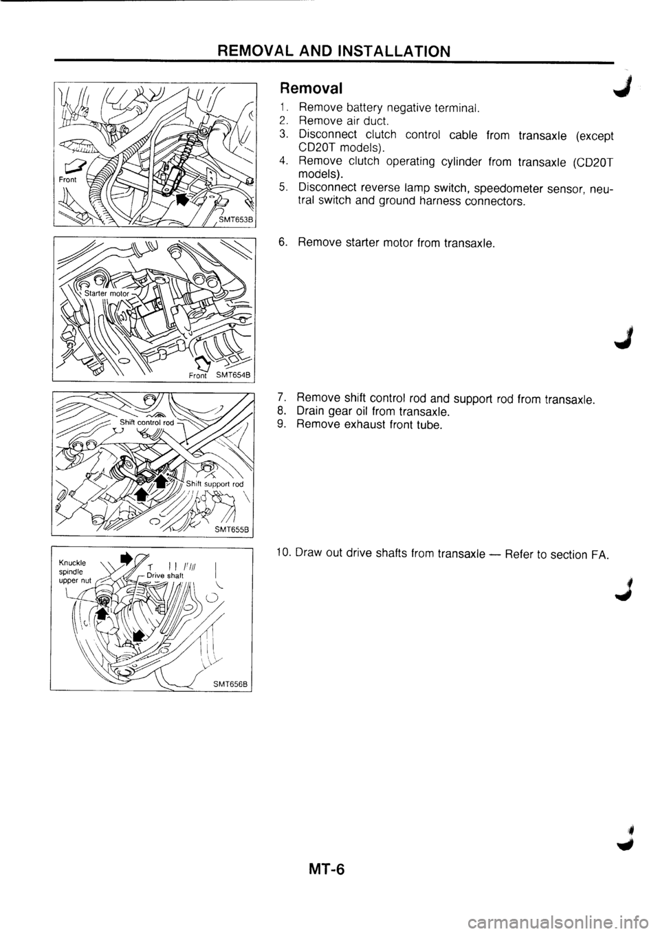 NISSAN PRIMERA 1998  Service Repair Manual 