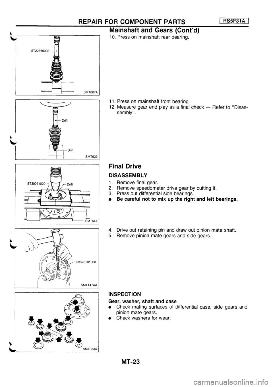 NISSAN PRIMERA 1998  Service Repair Manual 