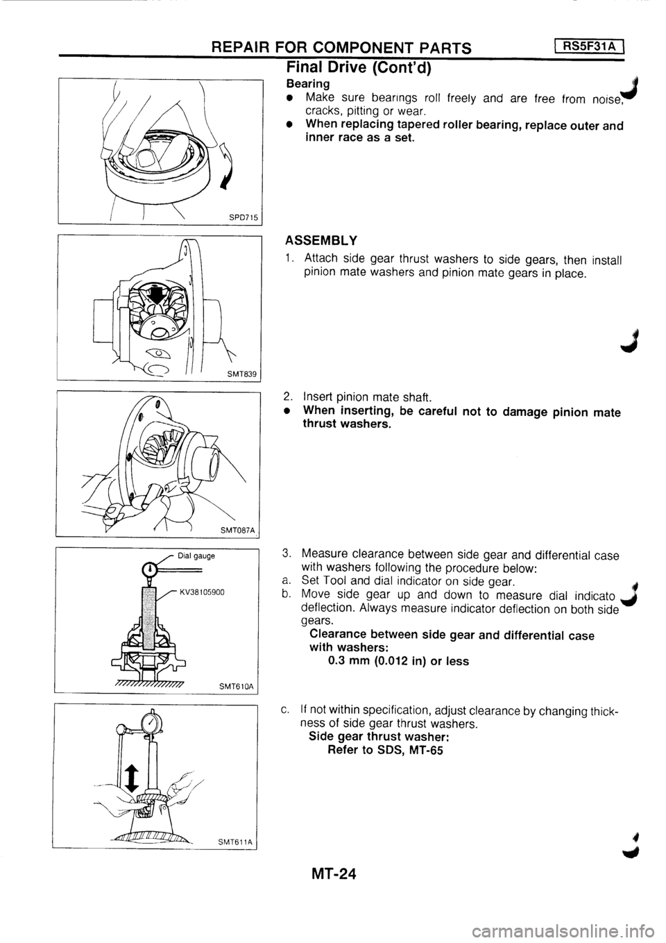 NISSAN PRIMERA 1998  Service Repair Manual 
