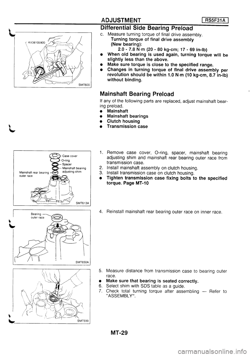 NISSAN PRIMERA 1998  Service Repair Manual 