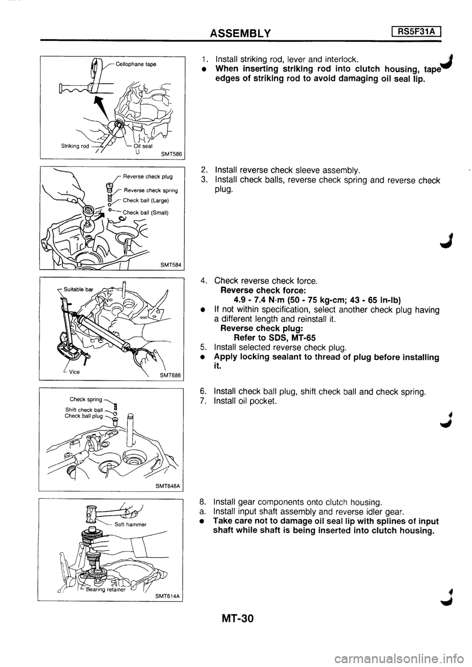NISSAN PRIMERA 1998  Service Repair Manual 