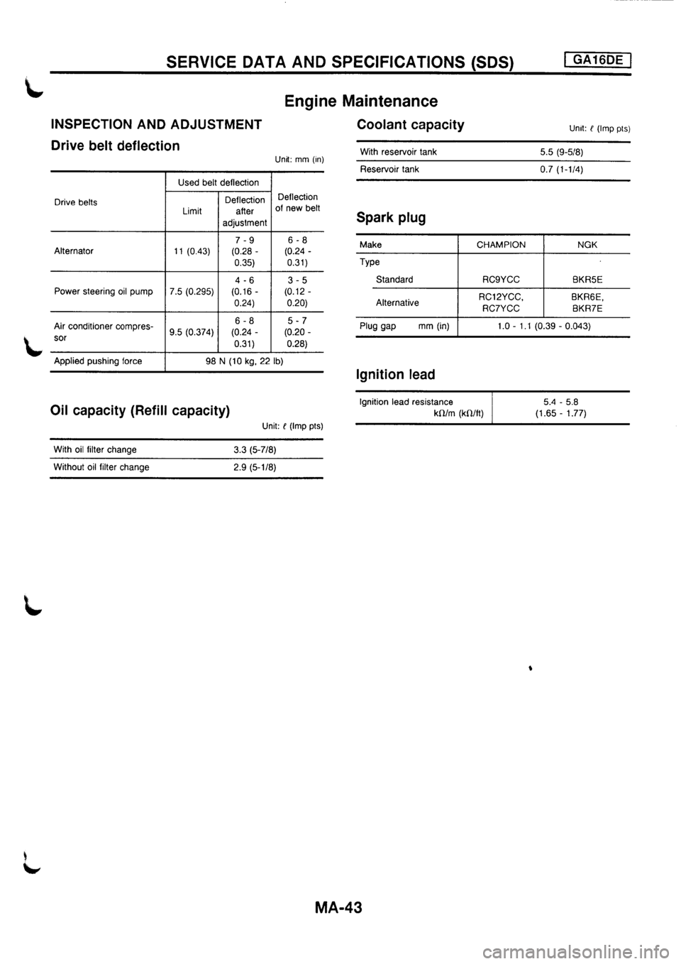 NISSAN PRIMERA 1998  Service Repair Manual 