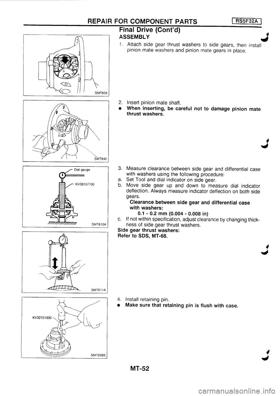 NISSAN PRIMERA 1998  Service Repair Manual 