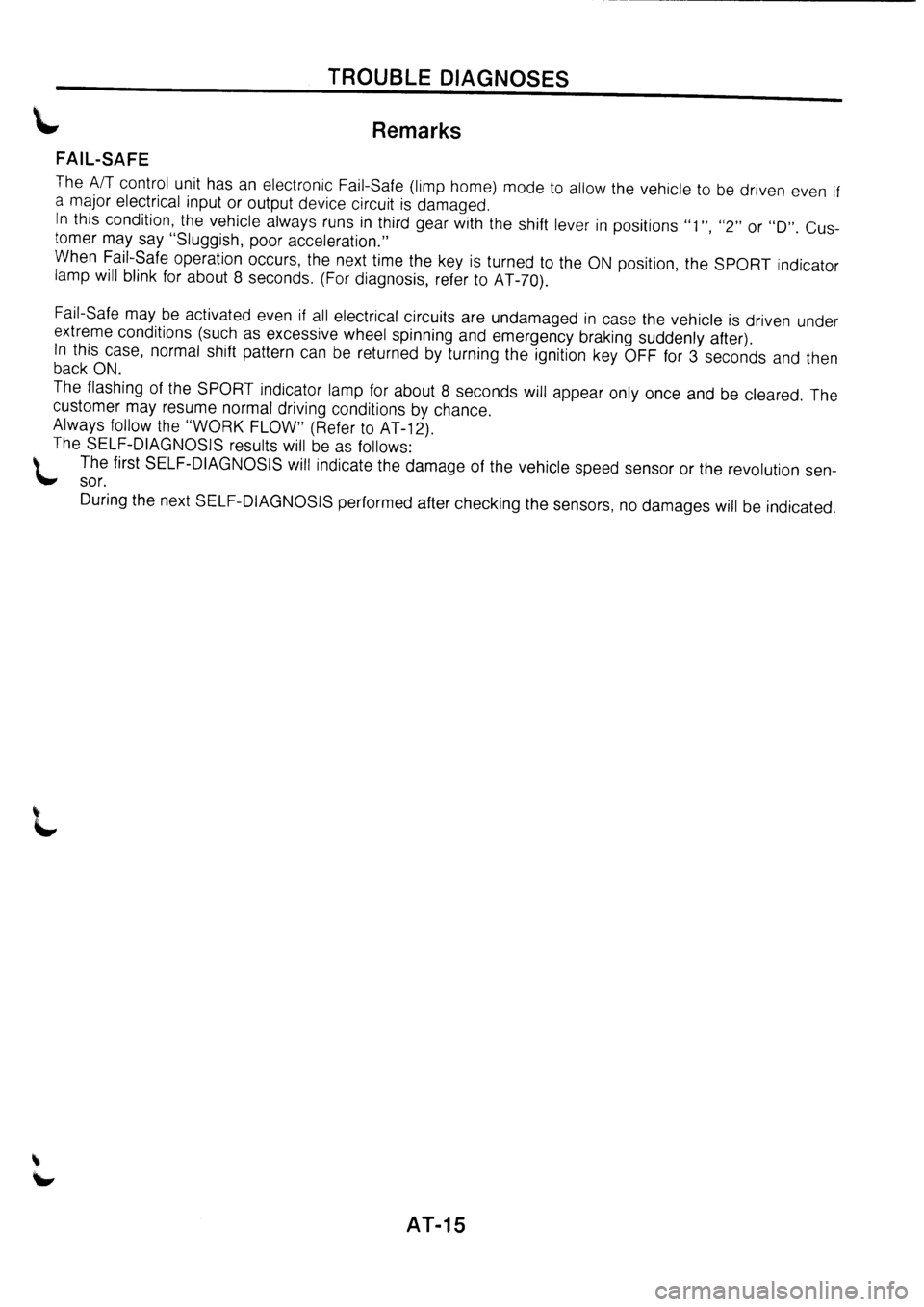 NISSAN PRIMERA 1998  Service Repair Manual 
