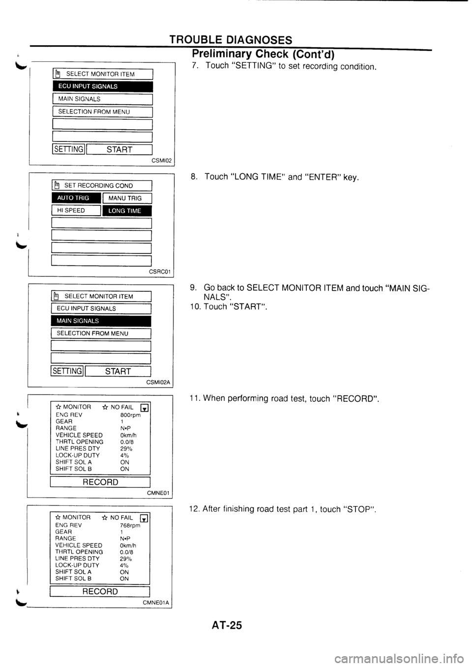 NISSAN PRIMERA 1998  Service Repair Manual 