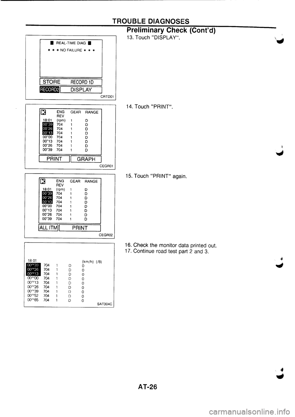 NISSAN PRIMERA 1998  Service Repair Manual 