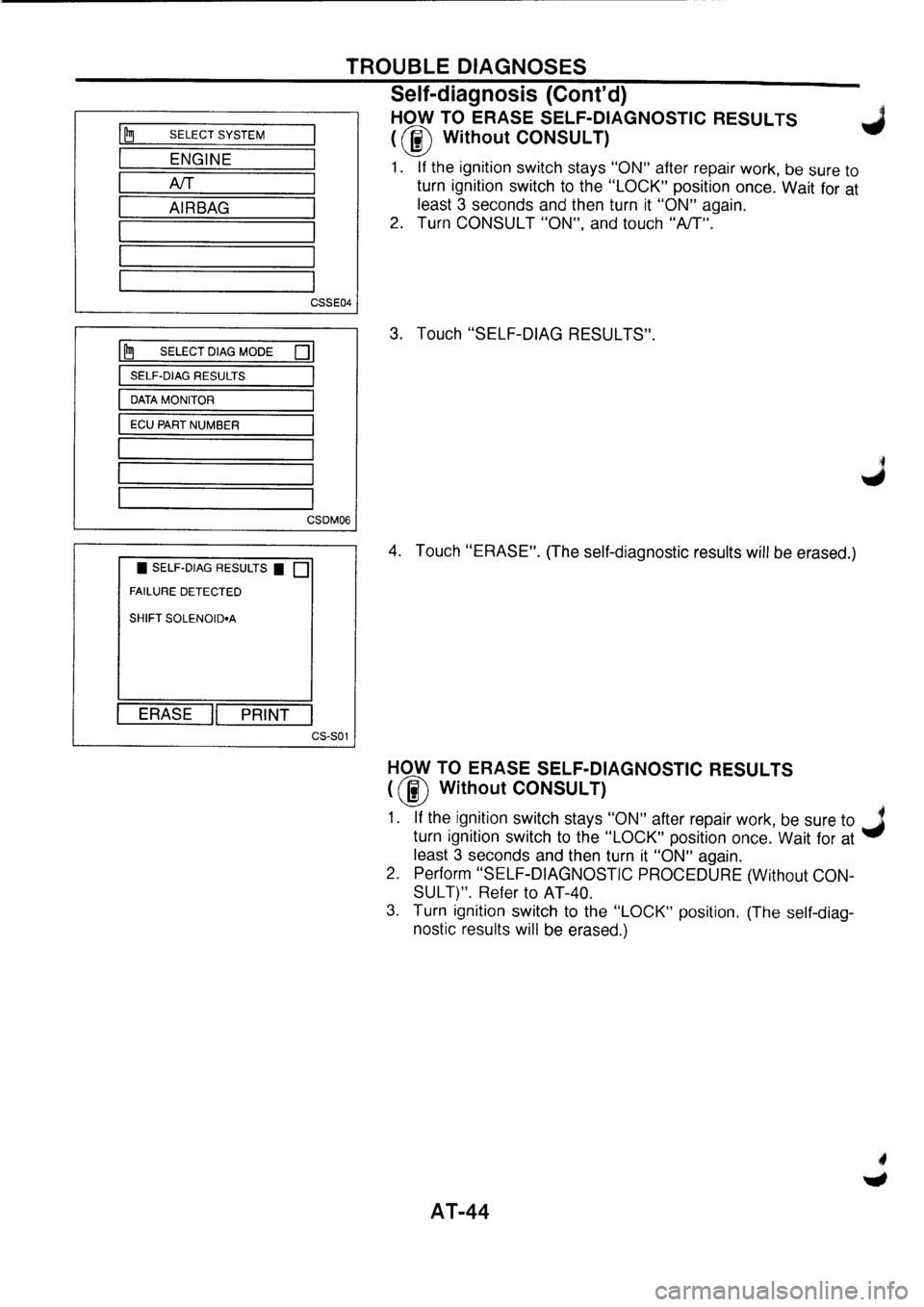 NISSAN PRIMERA 1998  Service Repair Manual 