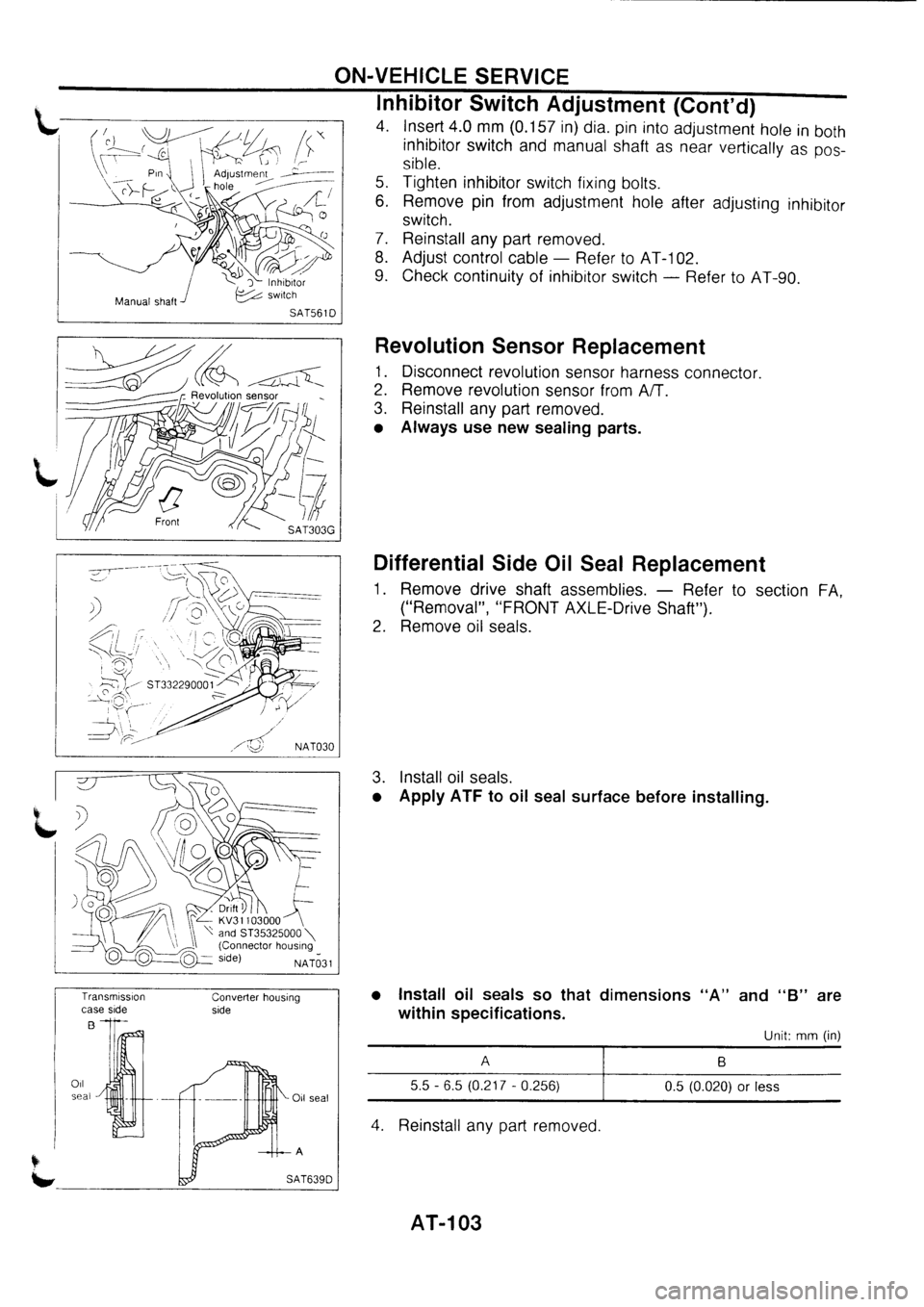 NISSAN PRIMERA 1998  Service Repair Manual 