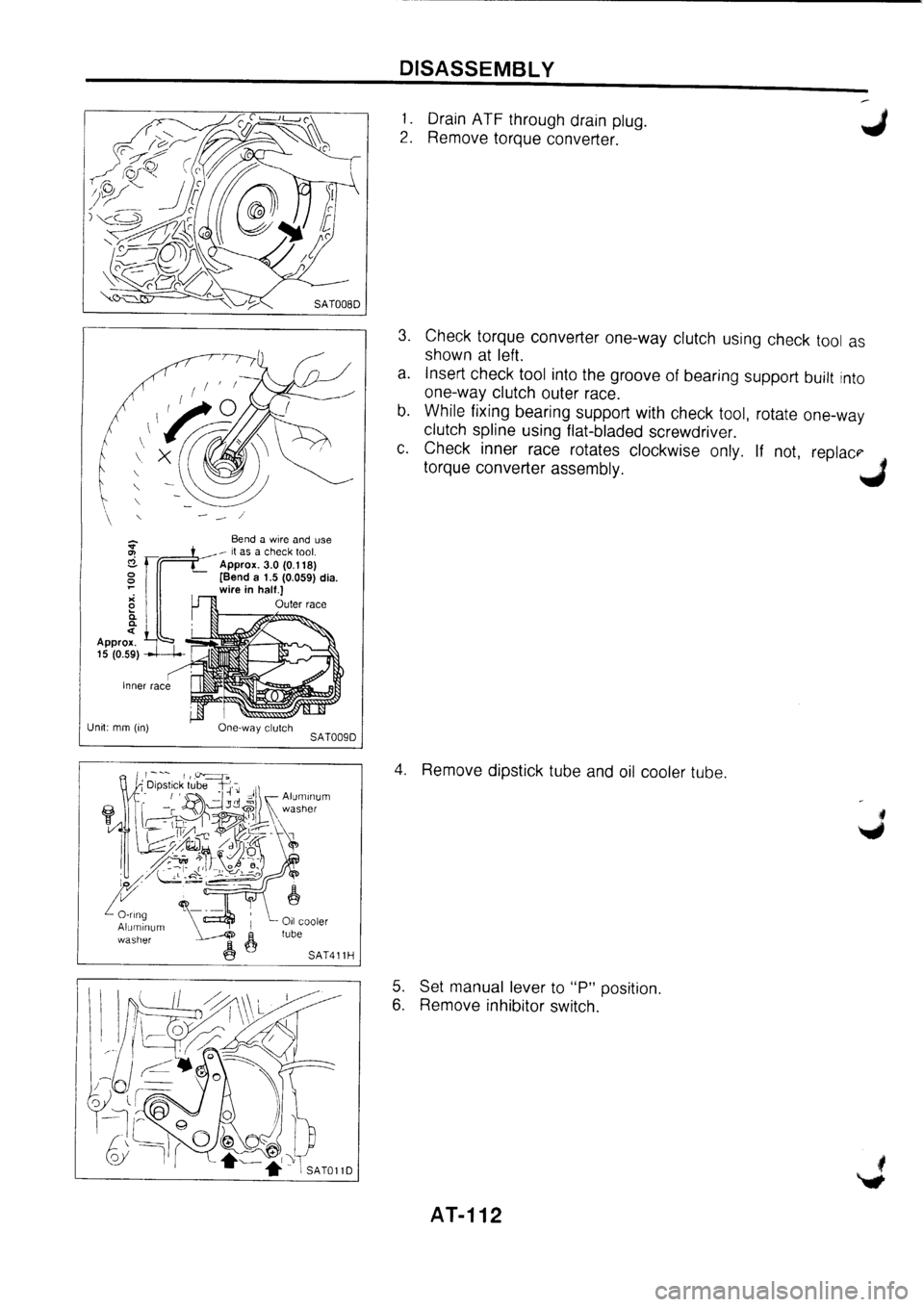 NISSAN PRIMERA 1998  Service Repair Manual 