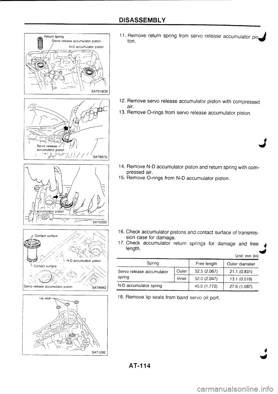NISSAN PRIMERA 1998  Service Repair Manual 