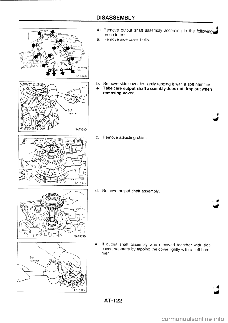 NISSAN PRIMERA 1998  Service Repair Manual 