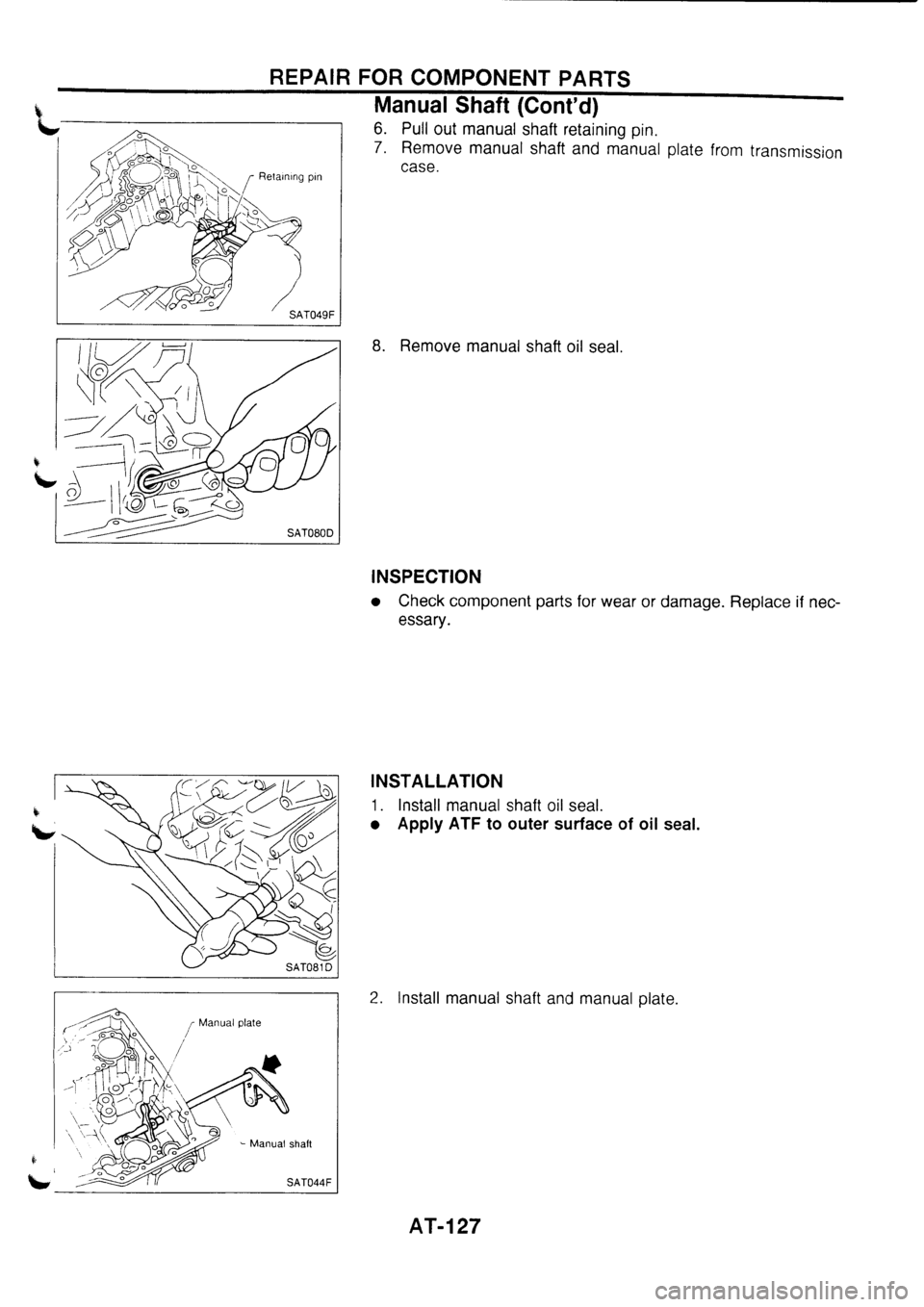 NISSAN PRIMERA 1998  Service Repair Manual 
