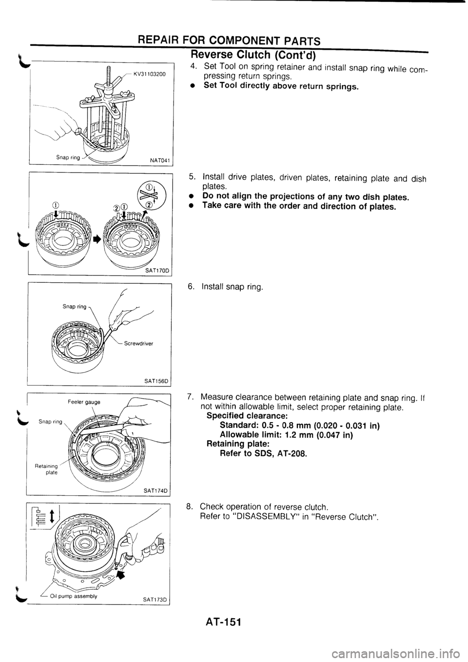 NISSAN PRIMERA 1998  Service Repair Manual 