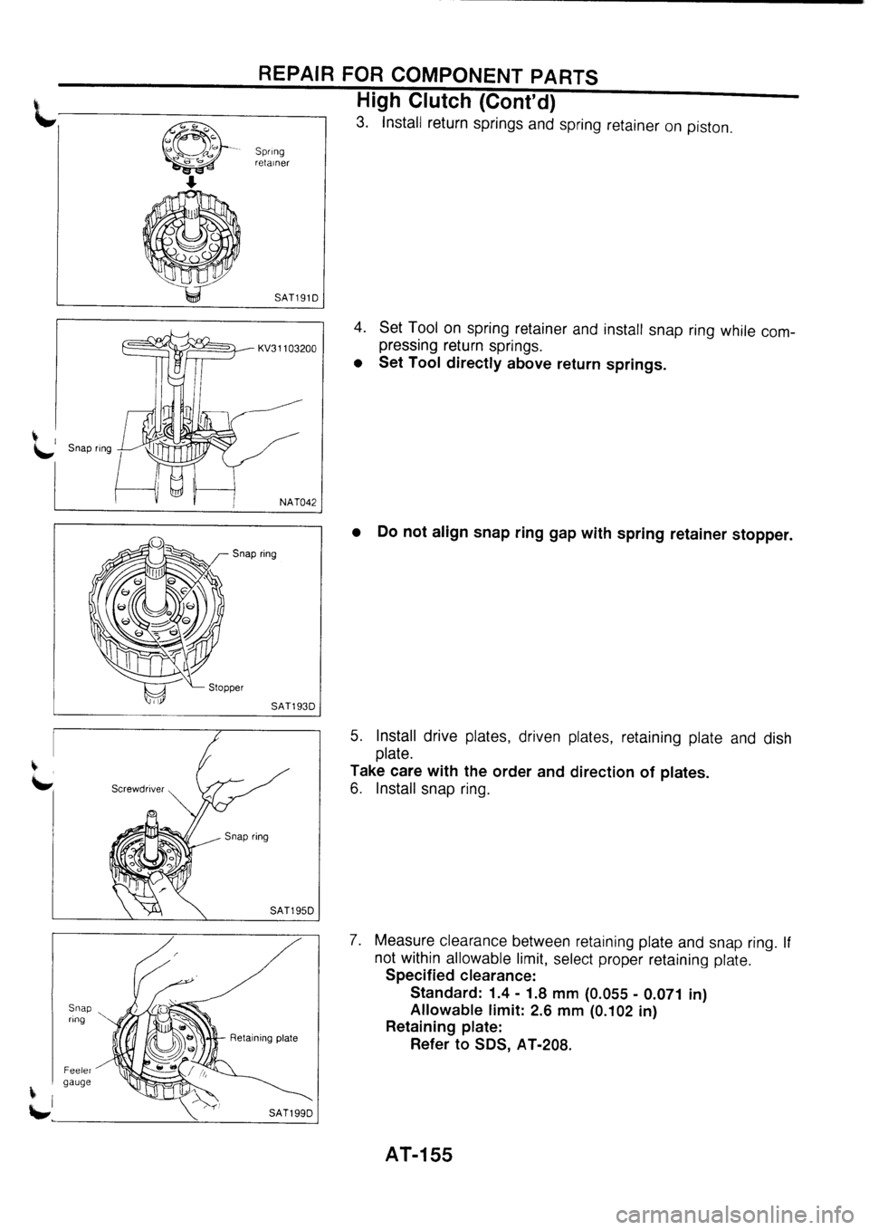 NISSAN PRIMERA 1998  Service Repair Manual 