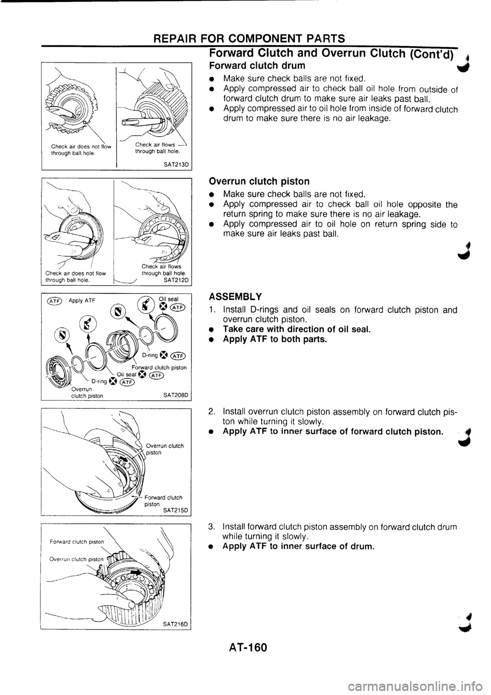NISSAN PRIMERA 1998  Service Repair Manual 