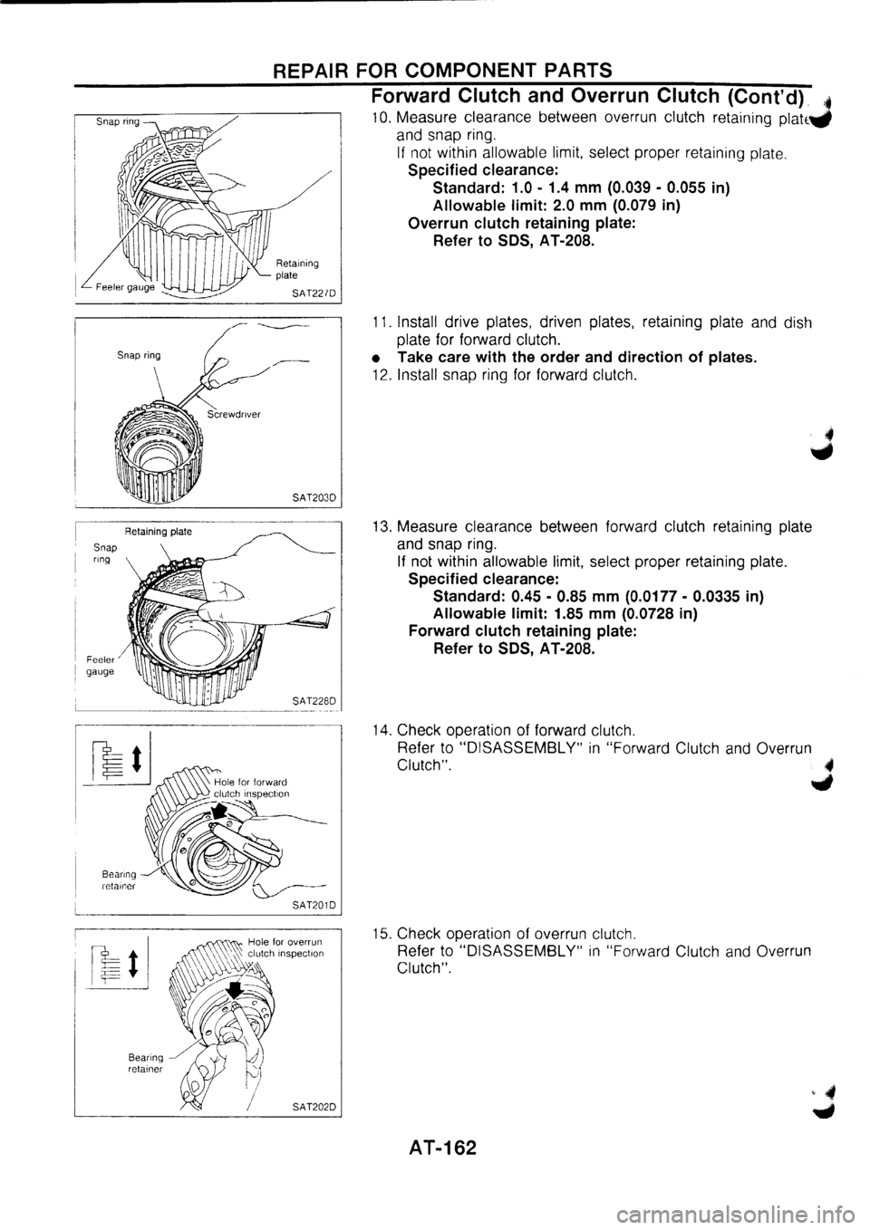 NISSAN PRIMERA 1998  Service Repair Manual 