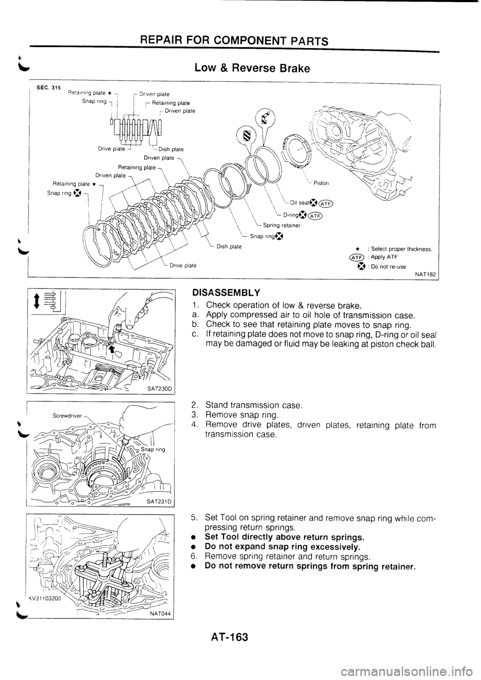 NISSAN PRIMERA 1998  Service Repair Manual 