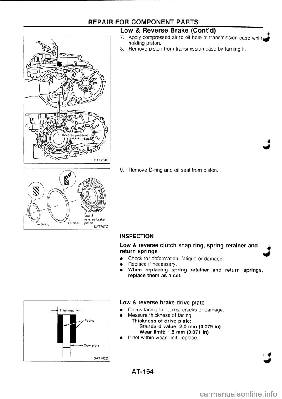 NISSAN PRIMERA 1998  Service Repair Manual 