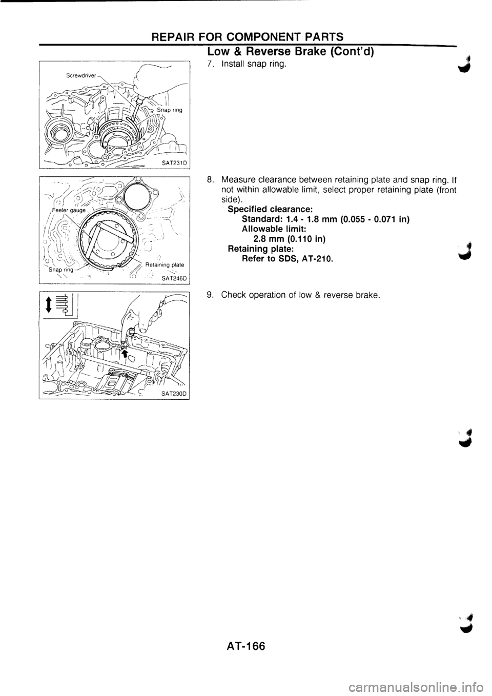 NISSAN PRIMERA 1998  Service Repair Manual 