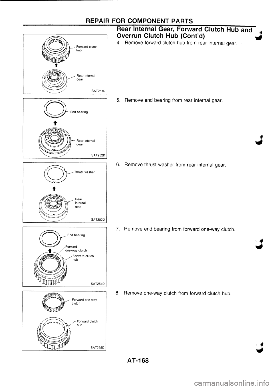 NISSAN PRIMERA 1998  Service Repair Manual 