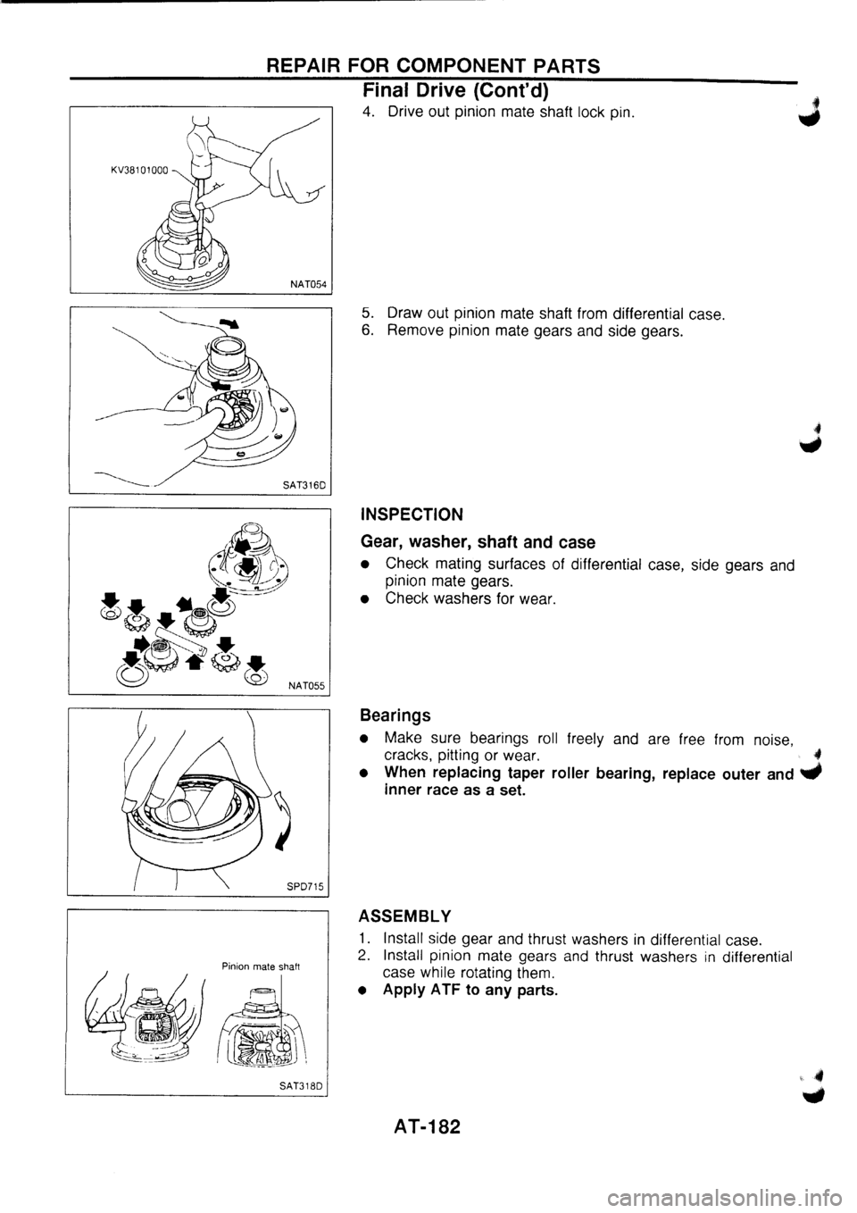 NISSAN PRIMERA 1998  Service Repair Manual 