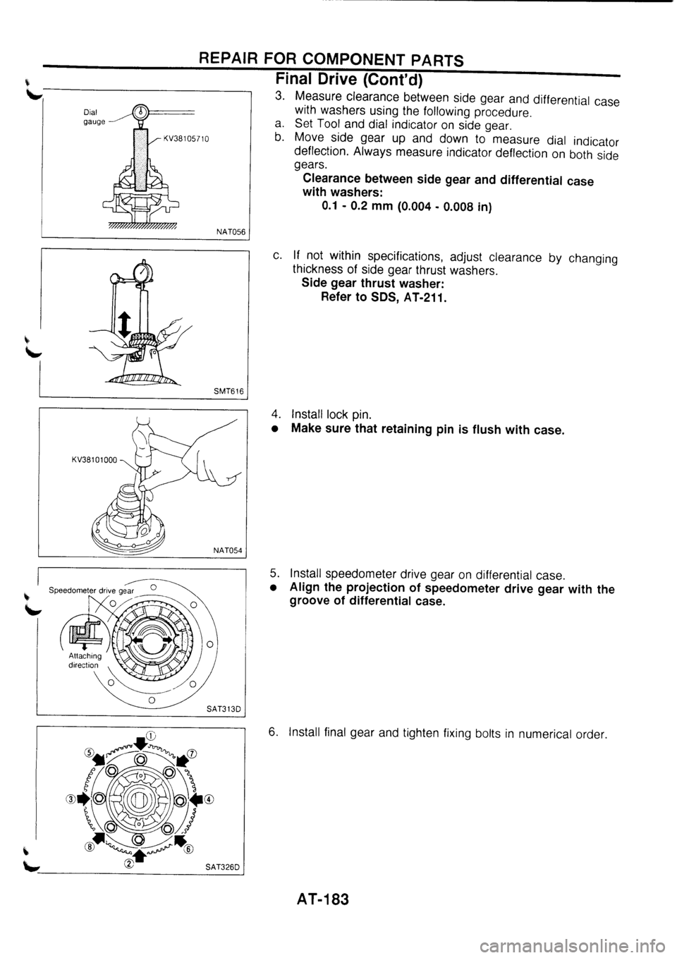 NISSAN PRIMERA 1998  Service Repair Manual 