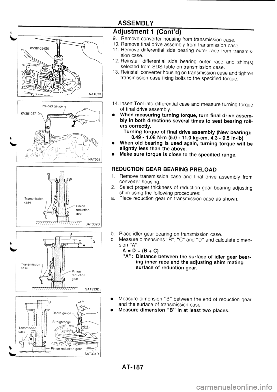 NISSAN PRIMERA 1998  Service Repair Manual 