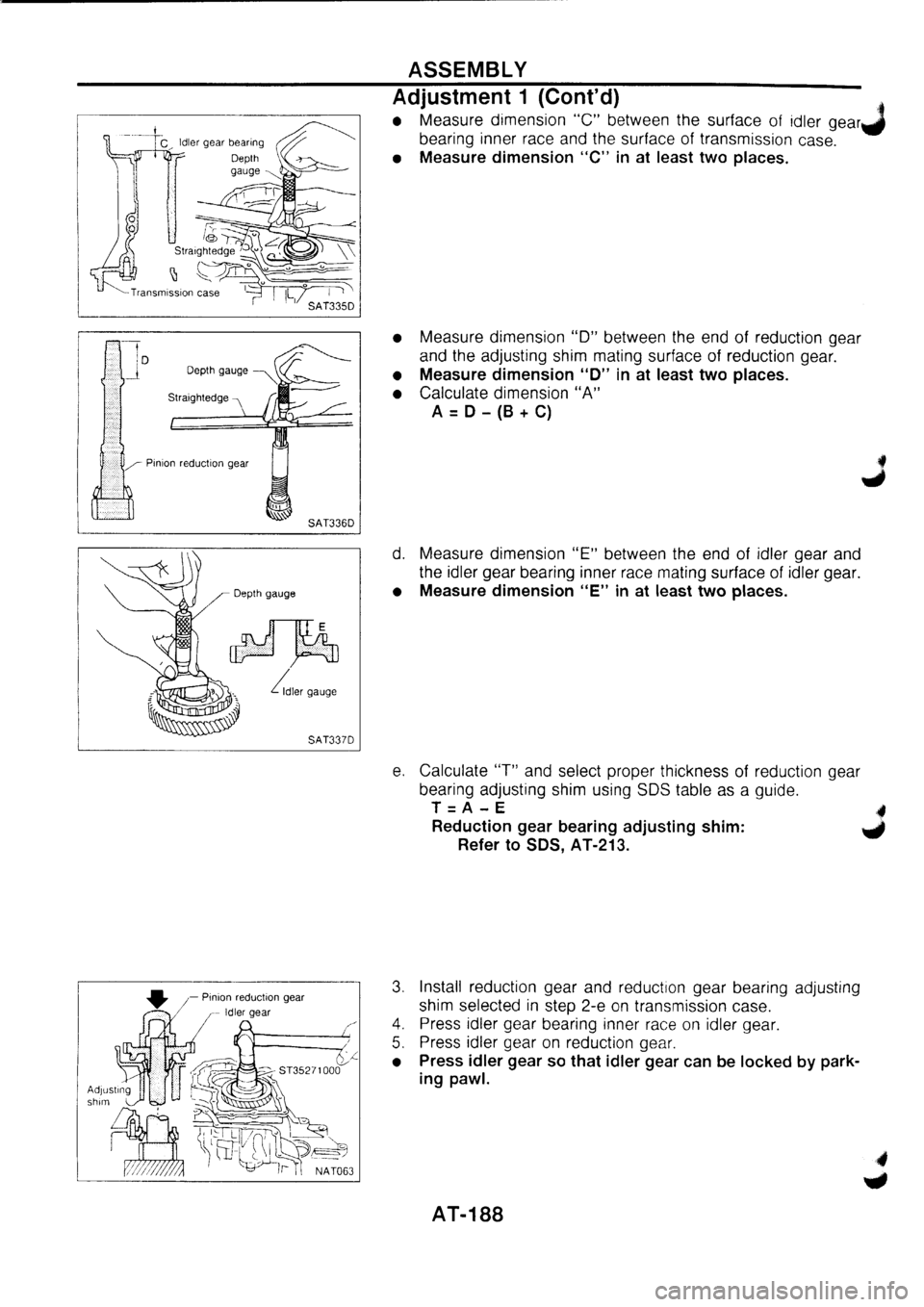 NISSAN PRIMERA 1998  Service Repair Manual 