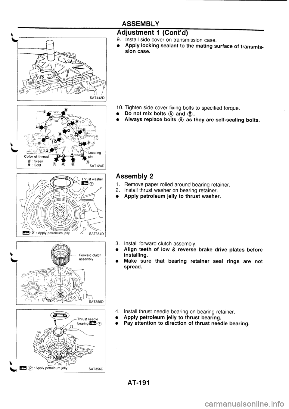 NISSAN PRIMERA 1998  Service Repair Manual 