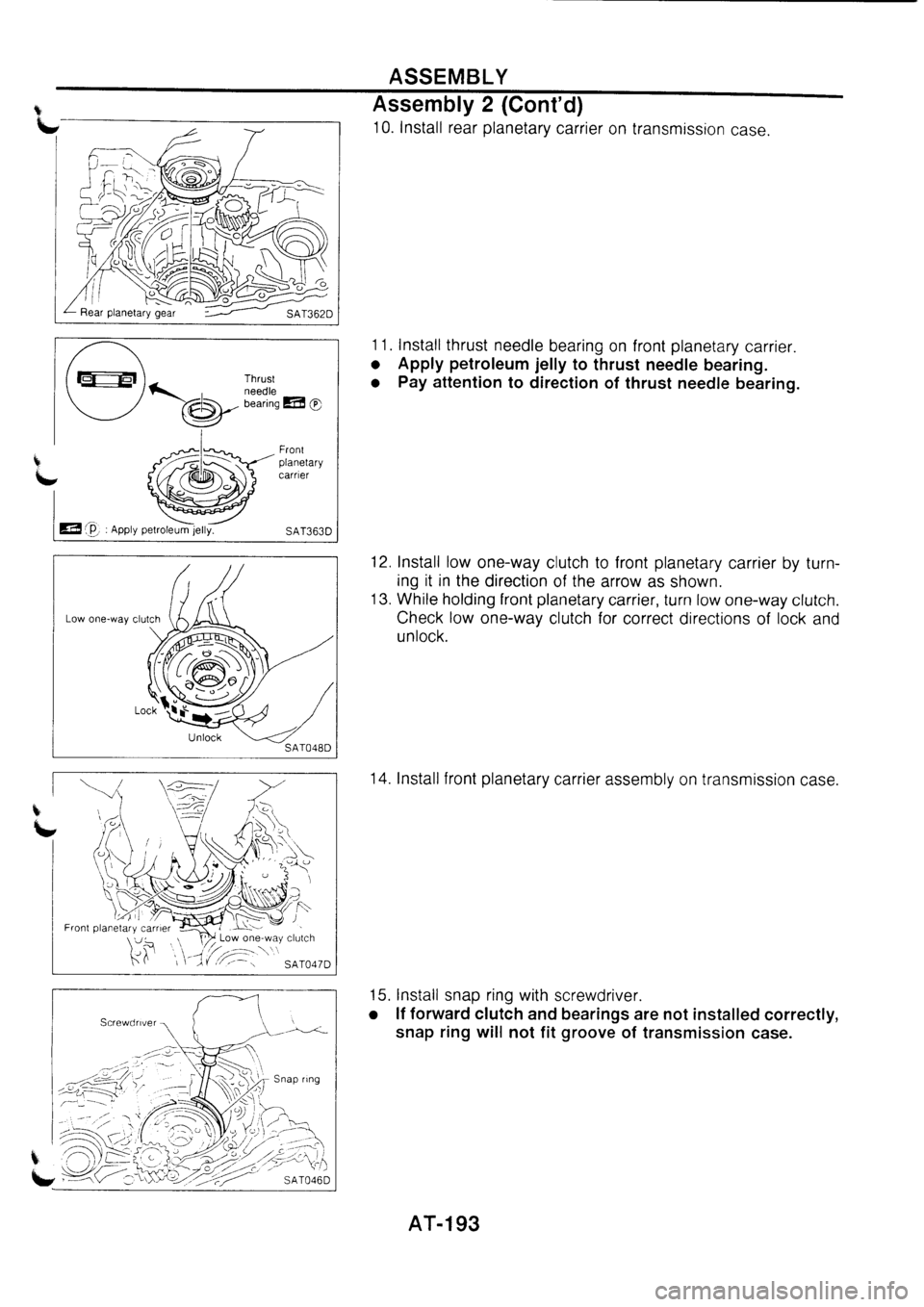 NISSAN PRIMERA 1998  Service Repair Manual 