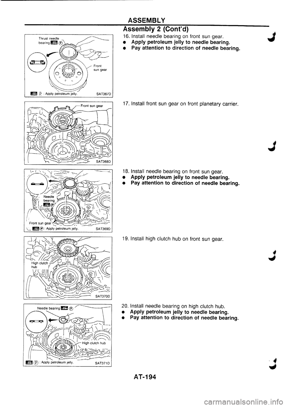 NISSAN PRIMERA 1998  Service Repair Manual 
