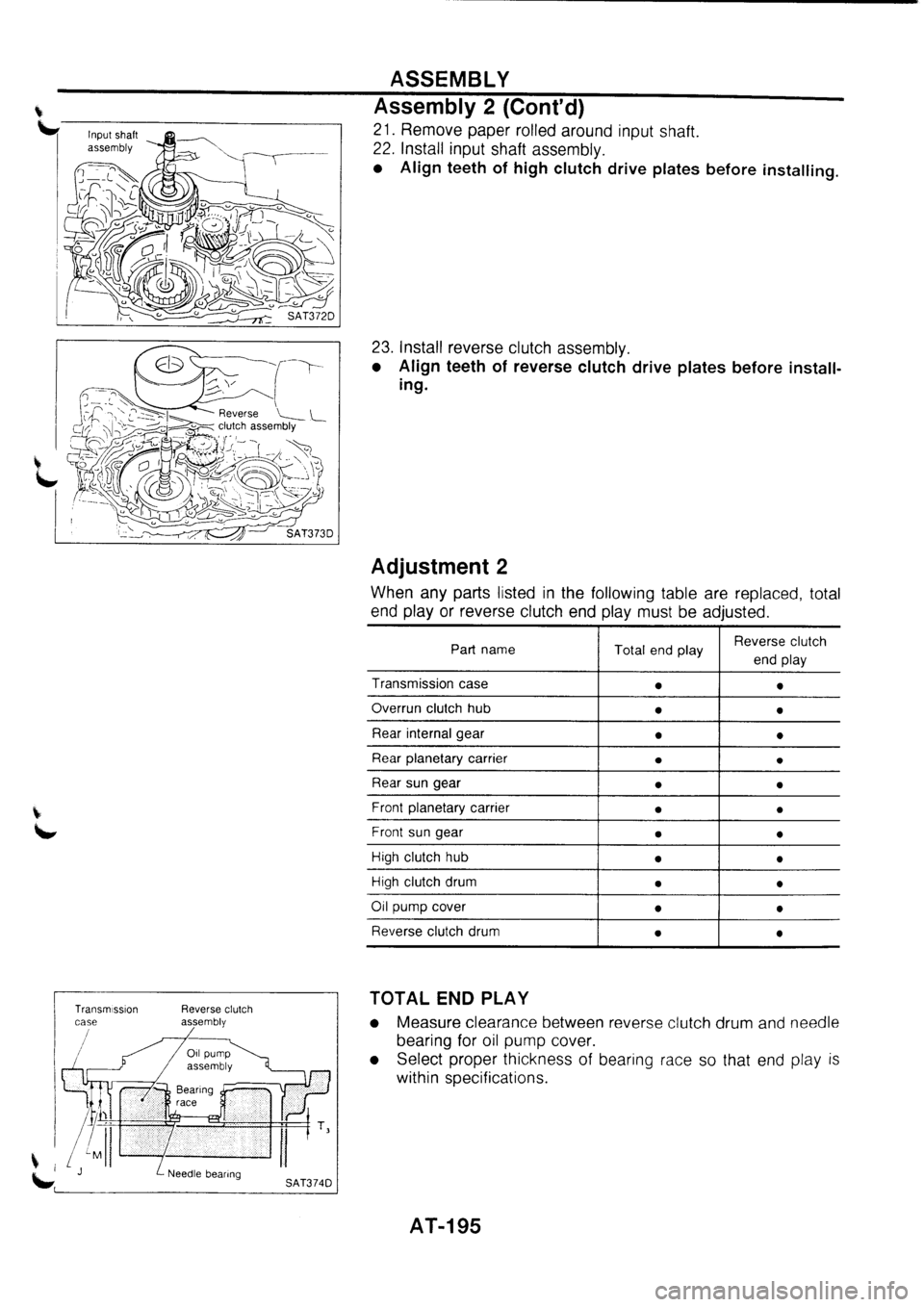 NISSAN PRIMERA 1998  Service Repair Manual 