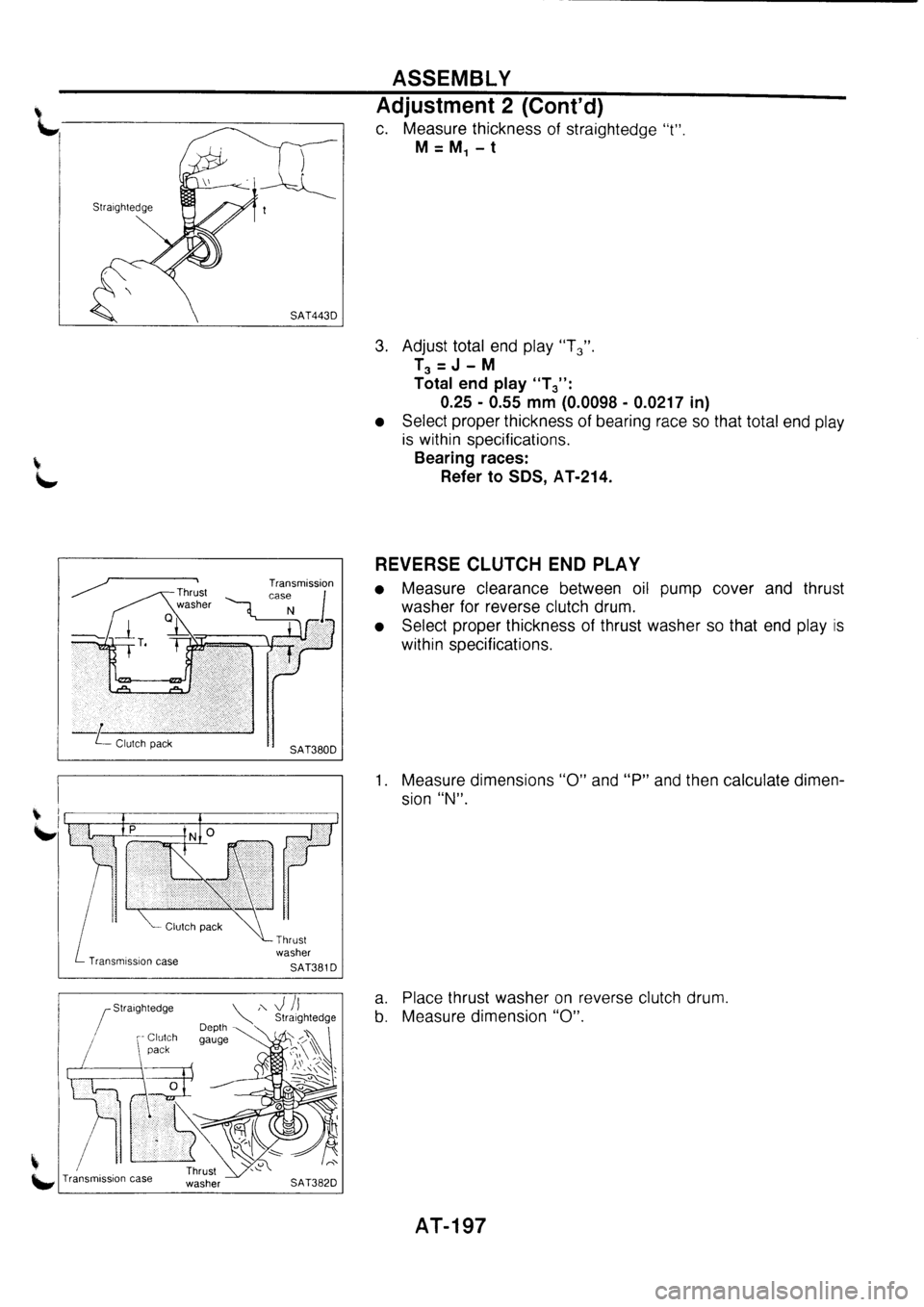 NISSAN PRIMERA 1998  Service Repair Manual 