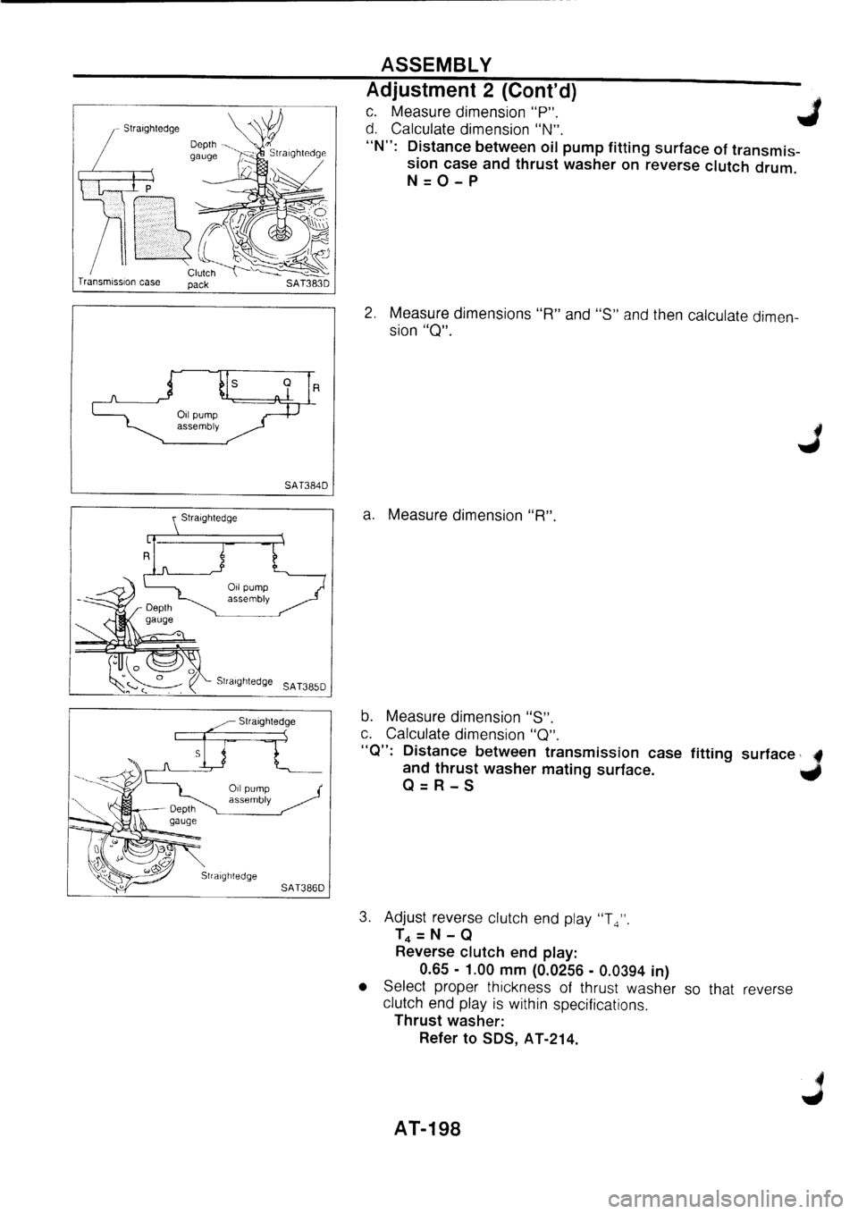 NISSAN PRIMERA 1998  Service Repair Manual 