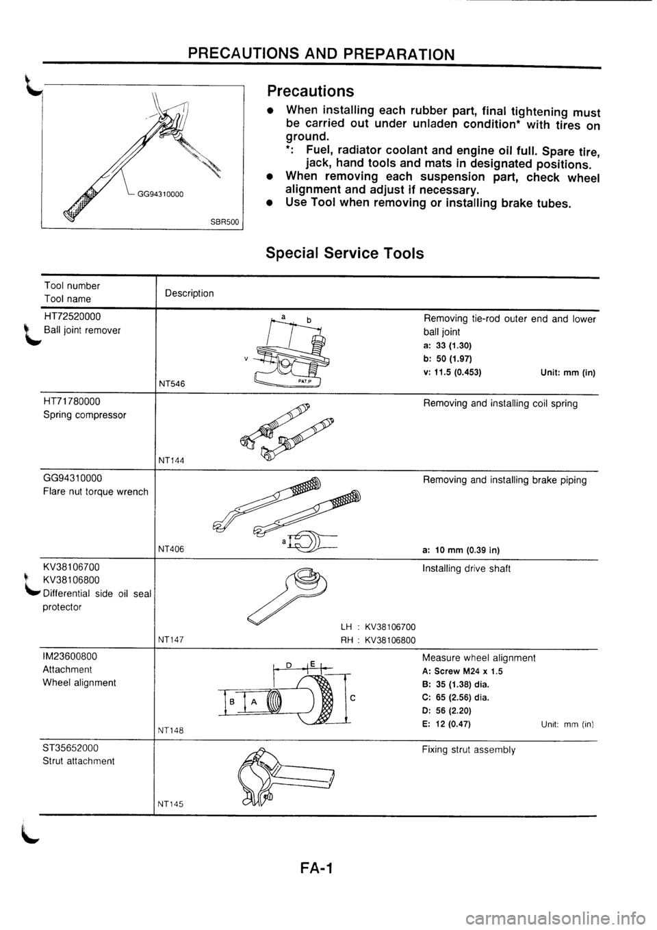 NISSAN PRIMERA 1998  Service Repair Manual 