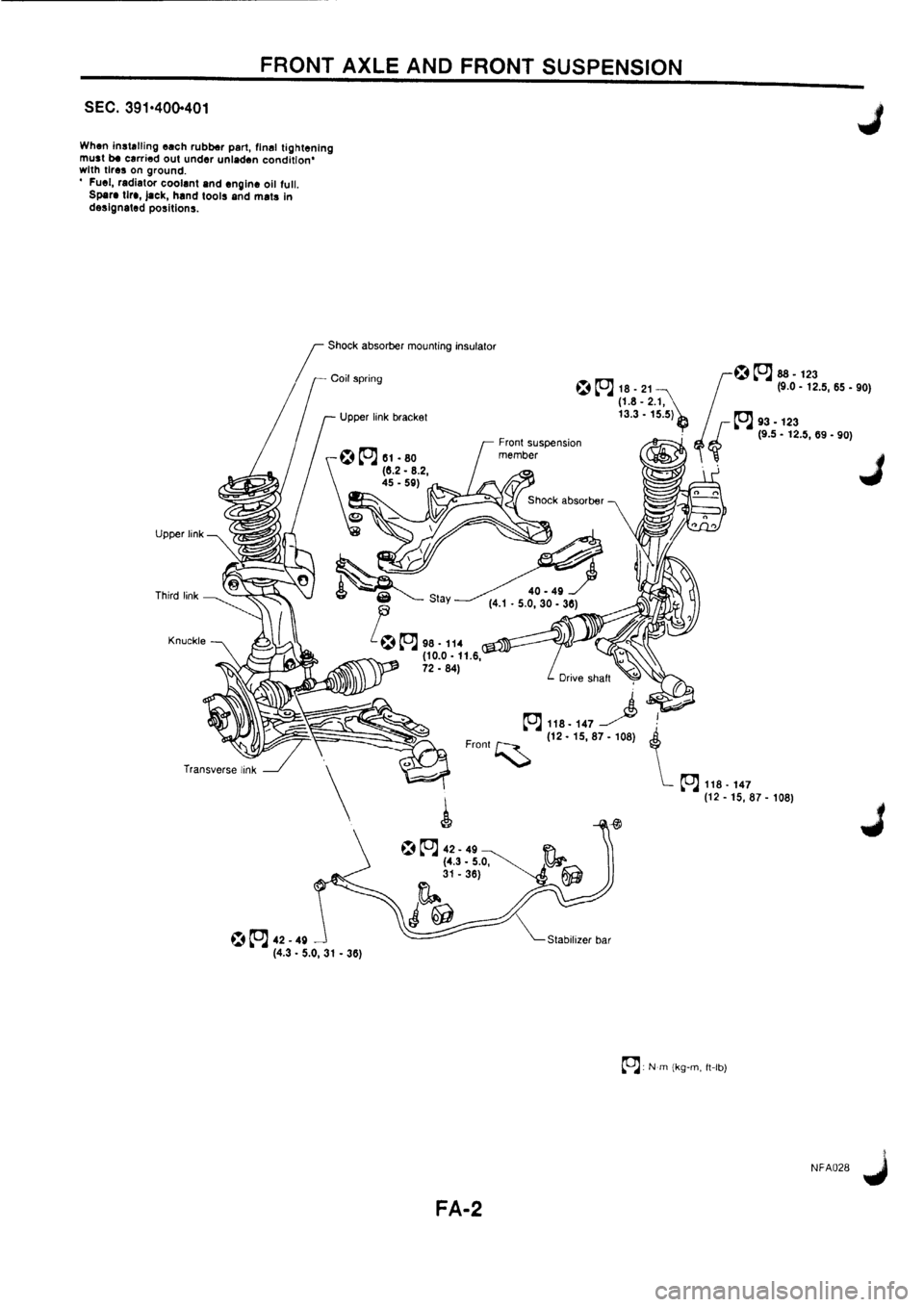 NISSAN PRIMERA 1998  Service Repair Manual 