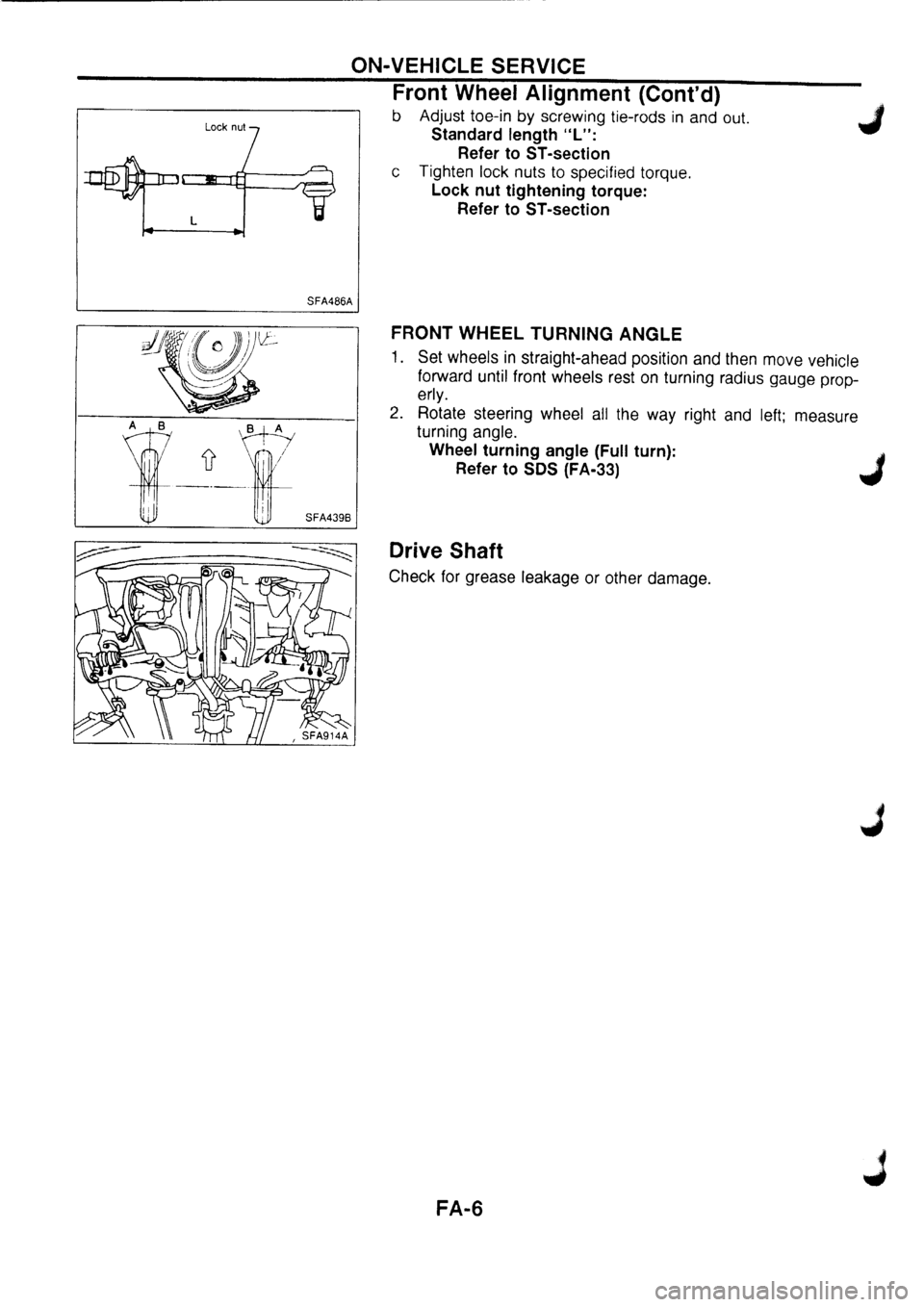 NISSAN PRIMERA 1998  Service Repair Manual 