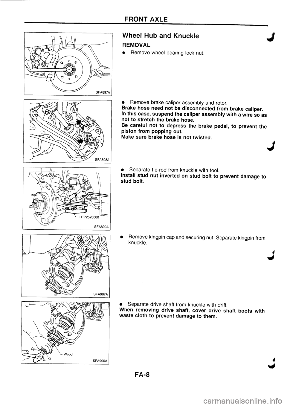 NISSAN PRIMERA 1998  Service Repair Manual 