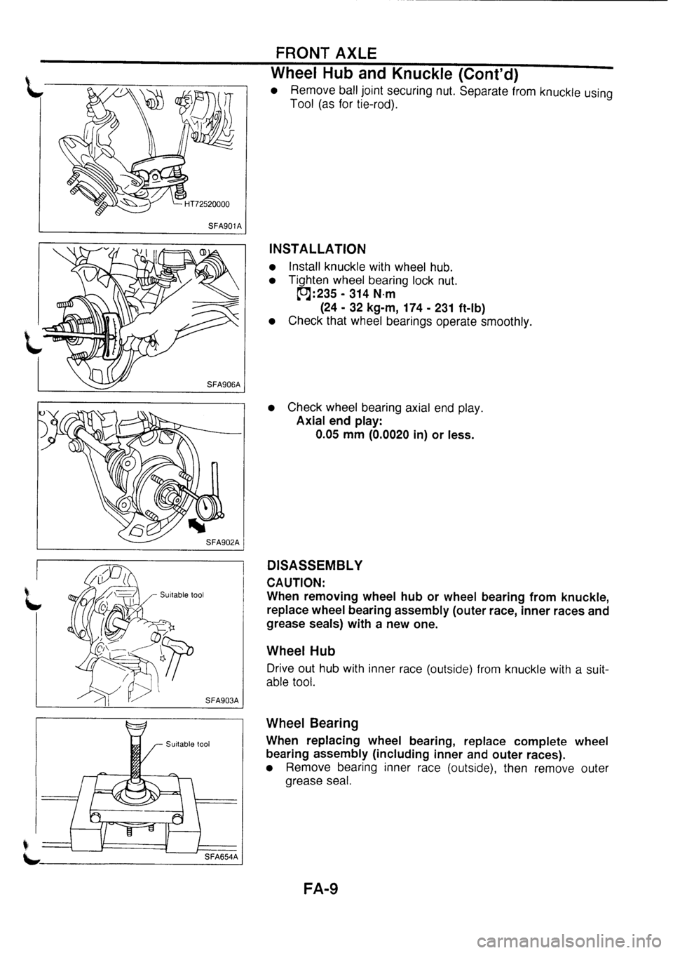 NISSAN PRIMERA 1998  Service Repair Manual 