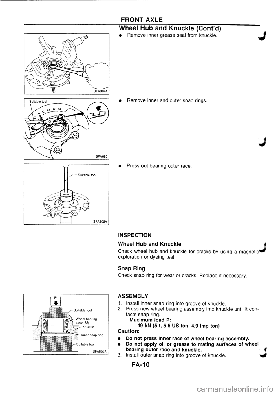 NISSAN PRIMERA 1998  Service Repair Manual 