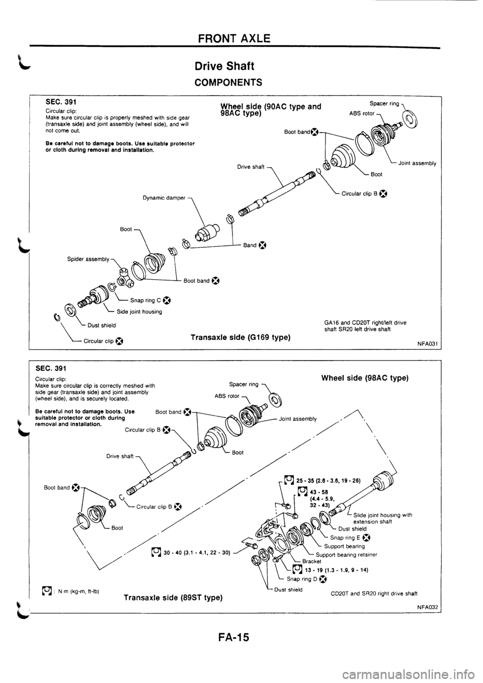 NISSAN PRIMERA 1998  Service Repair Manual 