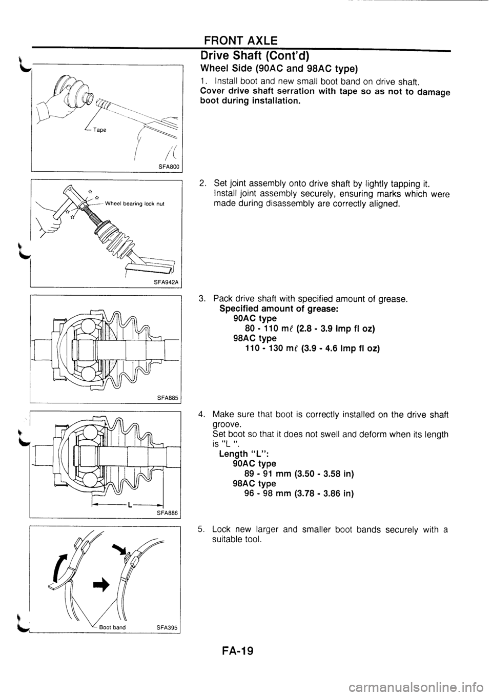 NISSAN PRIMERA 1998  Service Repair Manual 