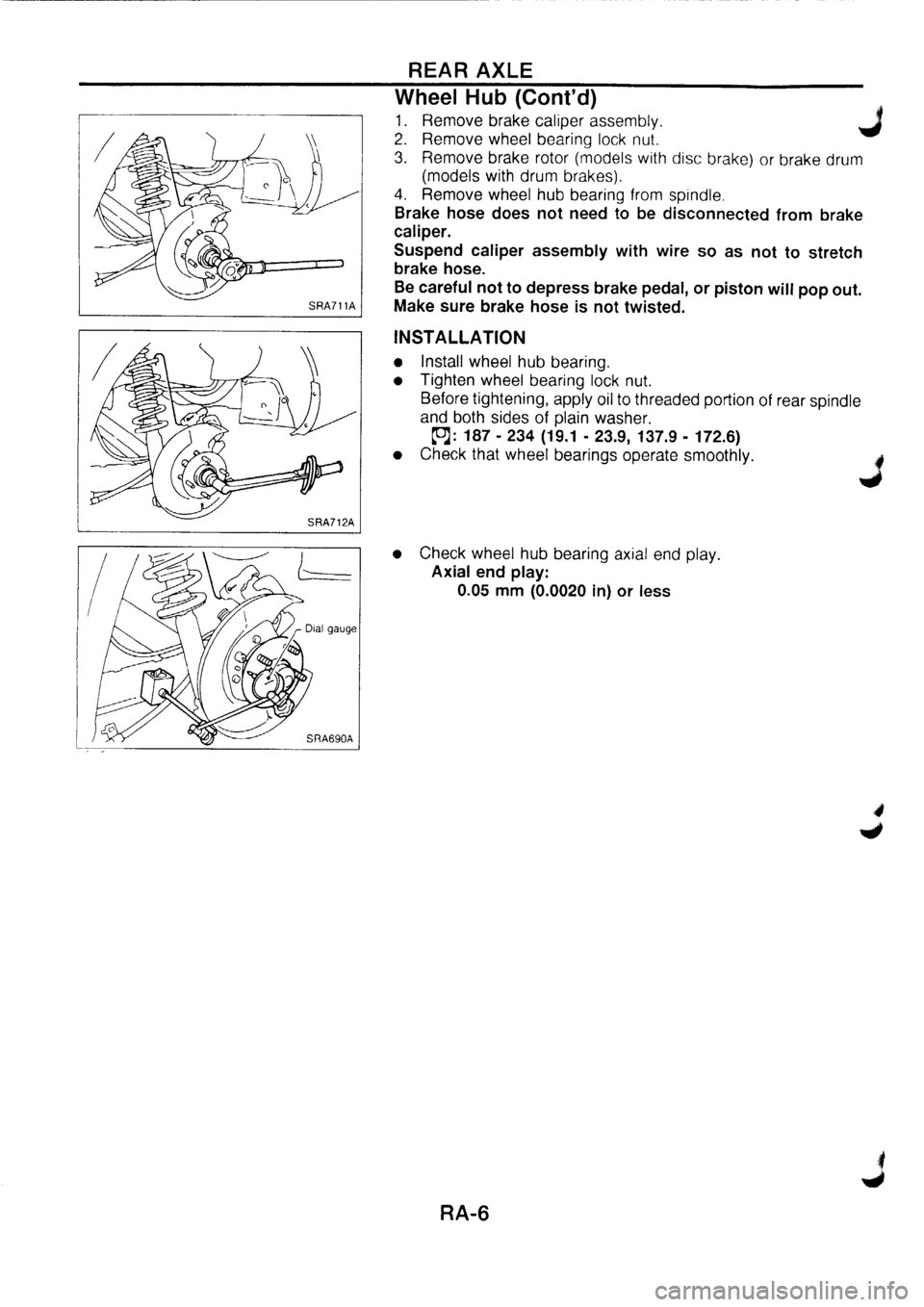 NISSAN PRIMERA 1998  Service Repair Manual 