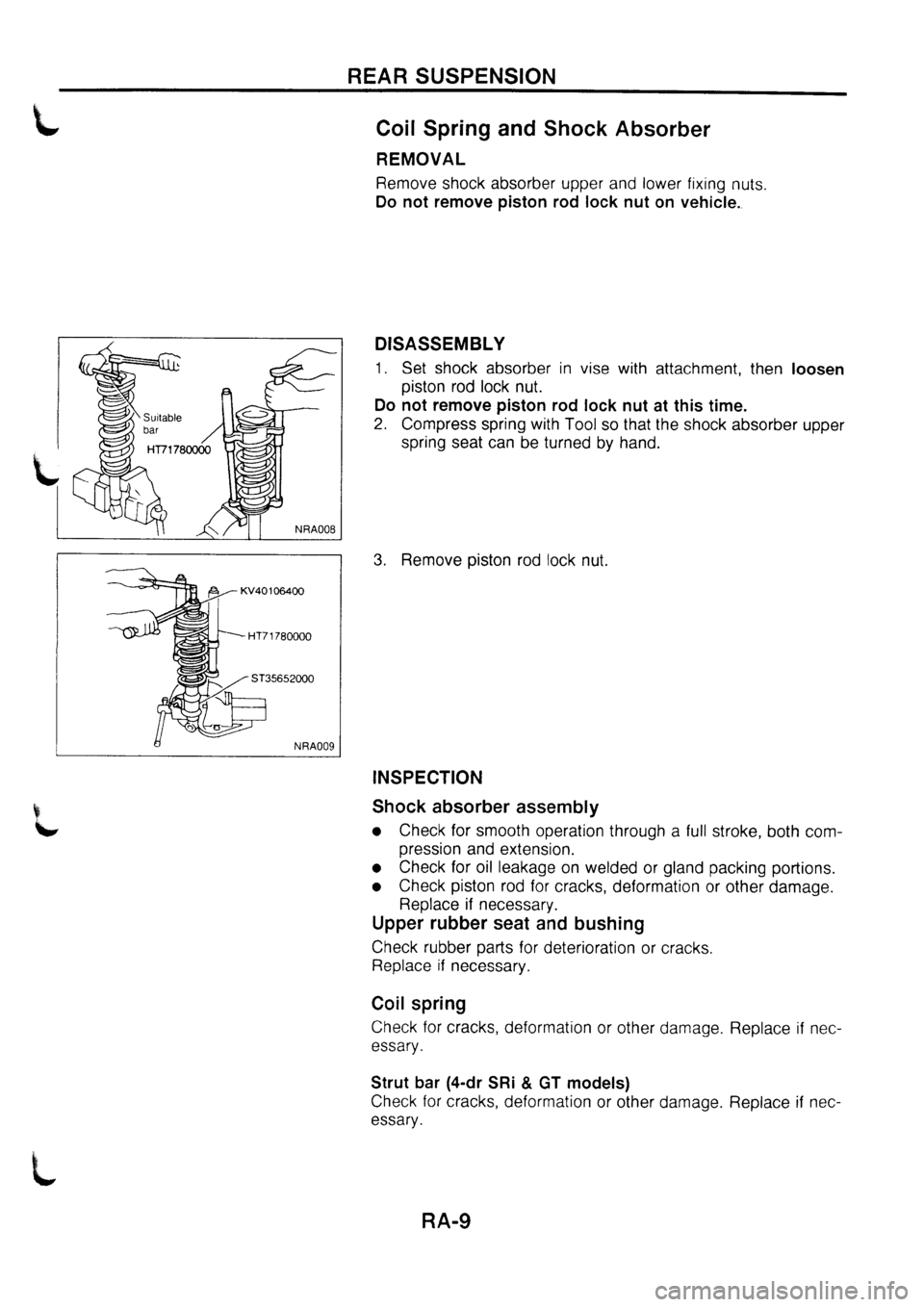 NISSAN PRIMERA 1998  Service Repair Manual 